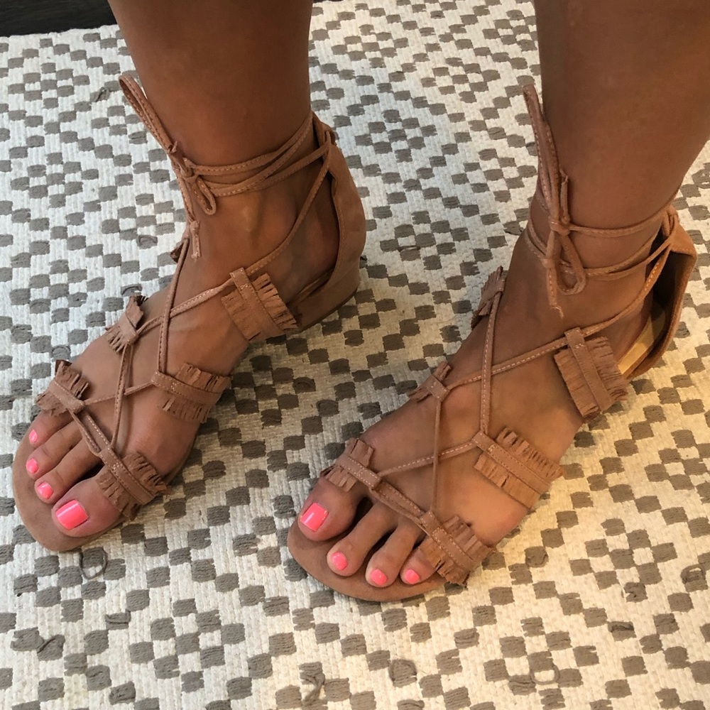 Nine West Lace-Up Sandals